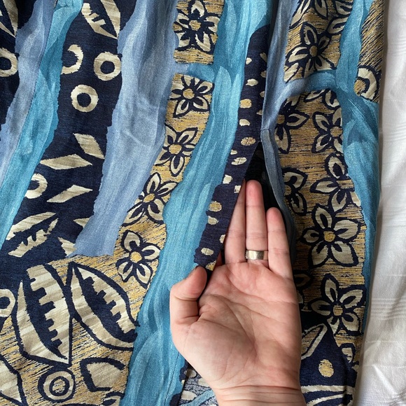 Vintage 90’s Summer Midi Dress with Slit - Picture 8 of 8